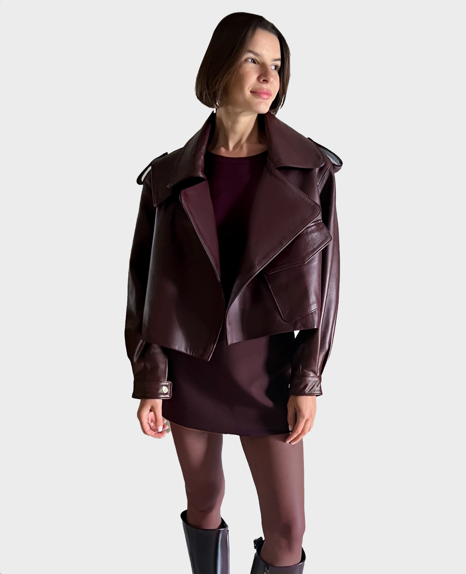 ジャケット・アウター archive single leather blouson Bordeaux Aero 557XX Type 3 Jean Jacket, size 42, Russet Badalassi