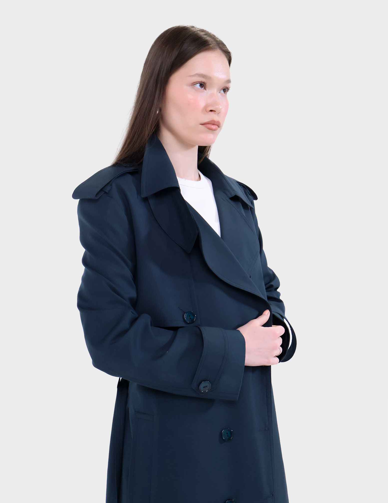 Relaxed Fit Trench Coat